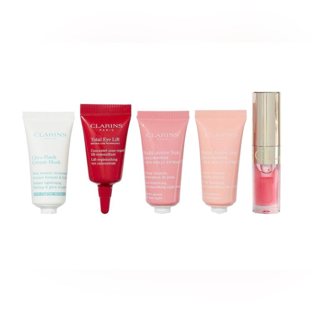 Clarins Lift & Glow Set NWT – Sephora Exclusive Skincare Minis Coquette Girl